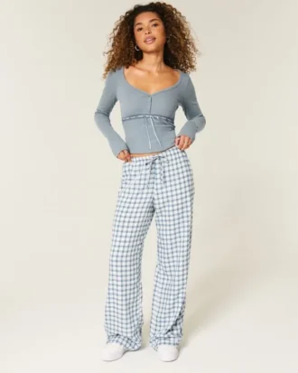 Pull-On Slub-bukser