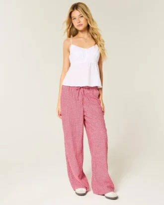 Pull-On Slub-bukser