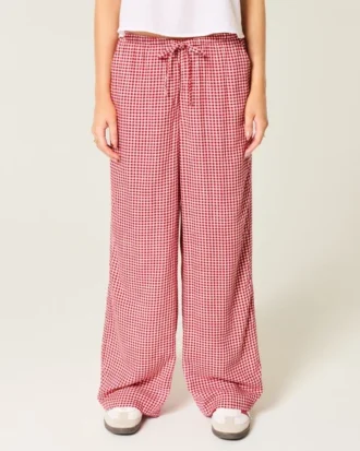 Pull-On Slub-bukser