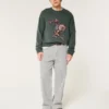 Railroad Stripe Baggy Painter Jeans