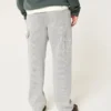 Railroad Stripe Baggy Painter Jeans