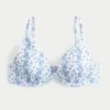 Ribbet bikini-top med bøyle