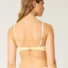 Ribbet bikini-top med bøyle