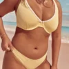 Ribbet bikinibukse