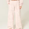 Rosa camouflage baggy joggebukse