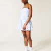 Ruched Bubble Skort Dress