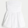 Ruched Bubble Skort Dress
