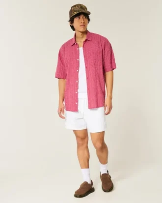 Seersucker-shorts