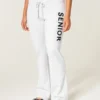 Senior grafisk bootcut-joggebukse