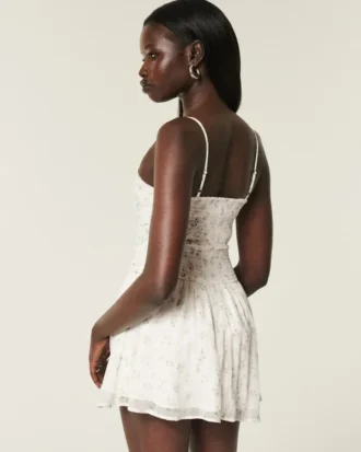 Skjørtkjole i chiffon