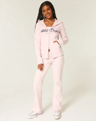 Slim Athletic Dept Graphic Zip-Up Hoodie