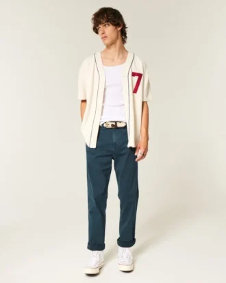 Slim Straight Chino-bukse