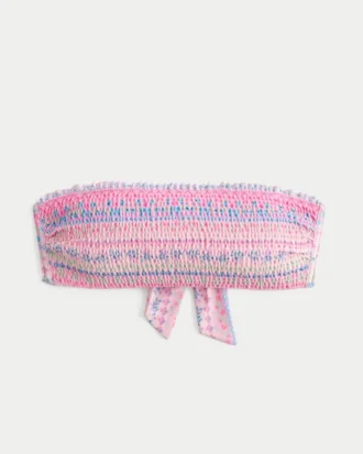Smokket bandeau-bikinitopp