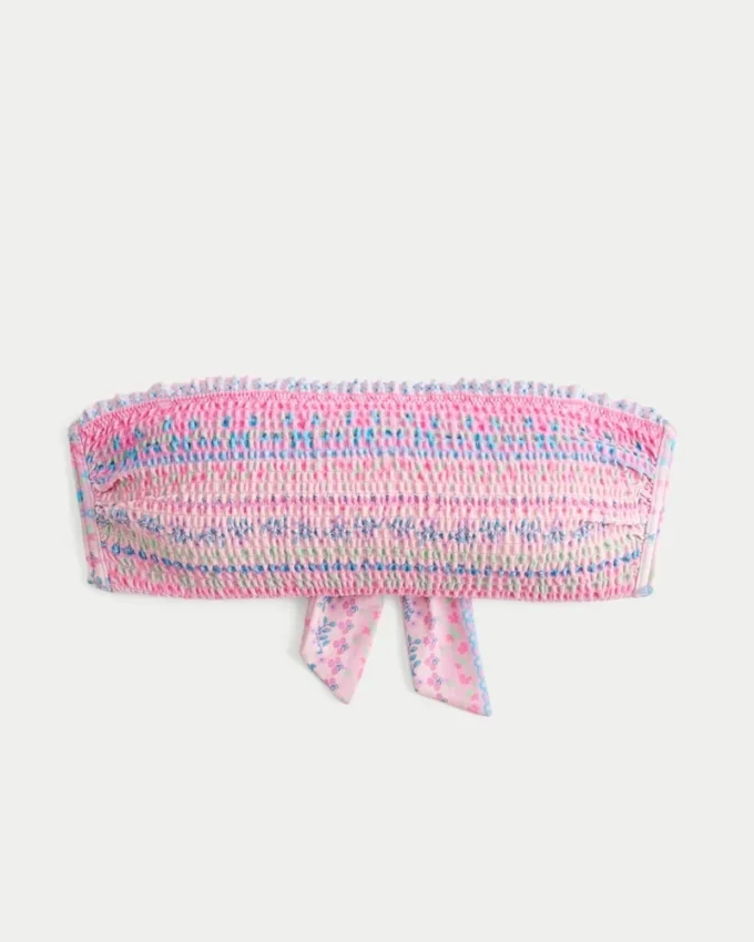 Smokket bandeau-bikinitopp