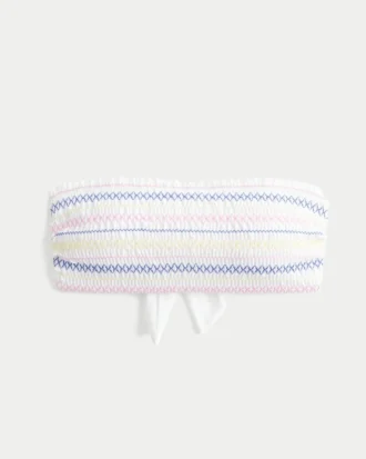 Smokket bandeau-bikinitopp