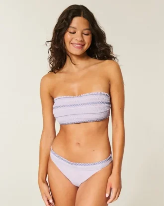 Smokket bandeau-bikinitopp