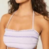 Smokket bandeau-bikinitopp