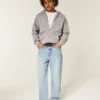 Spider Embroidery Baggy Jeans