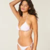 Spring Break Halter Triangle Bikini Top