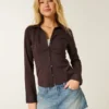 Stretch Poplin-skjorte med knapper