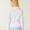 Stretch Poplin-skjorte med knapper