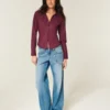 Stretch Poplin-skjorte med knapper