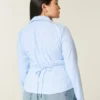 Stretch Poplin-skjorte med knapper