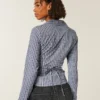 Stretch Poplin-skjorte med knapper