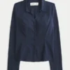 Stretch Poplin-skjorte med knapper