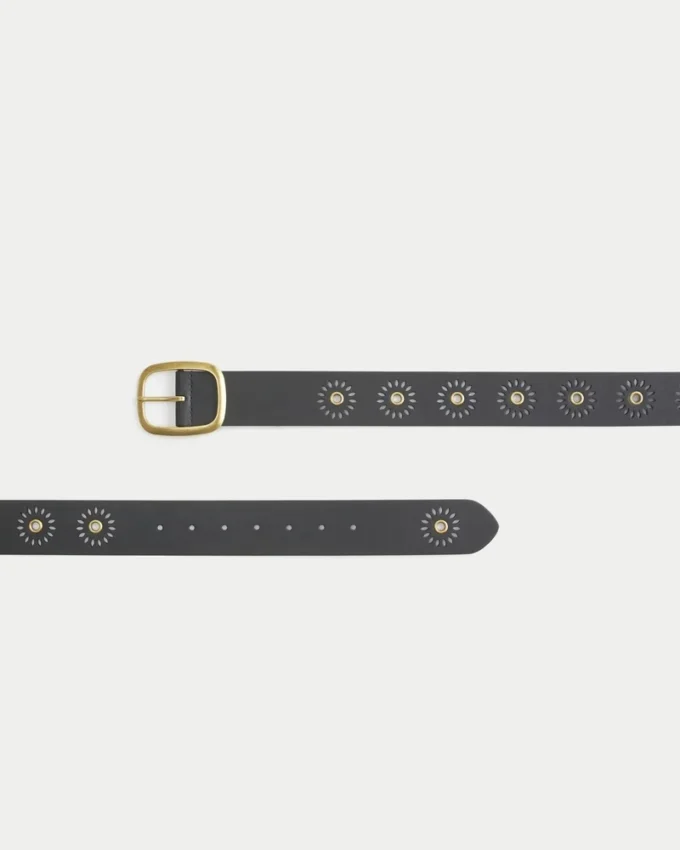 Sunburst Grommet vegansk skinnbelte