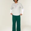 Superbaggy joggebukse med piping