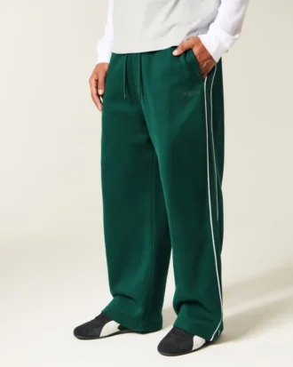 Superbaggy joggebukse med piping