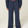Sweatpants med hjertelomme og vide ben