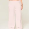Sweatpants med hjertelomme og vide ben