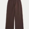 Sweatpants med hjertelomme og vide ben