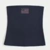 Taylor Shine grafisk tube-top