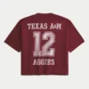 Texas A&M University Aggies grafisk fotballtrøye