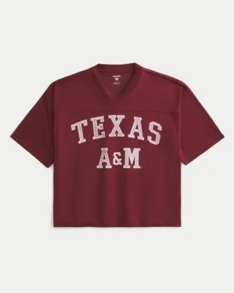 Texas A&M University Aggies grafisk fotballtrøye