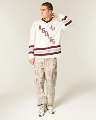 Texas A&M University Aggies grafisk hockeyjersey