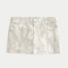 Twill Camo miniskjørt