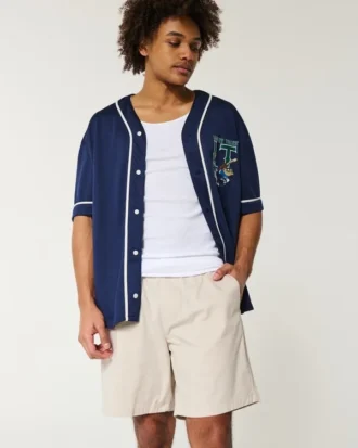 Twill-shorts over kneet