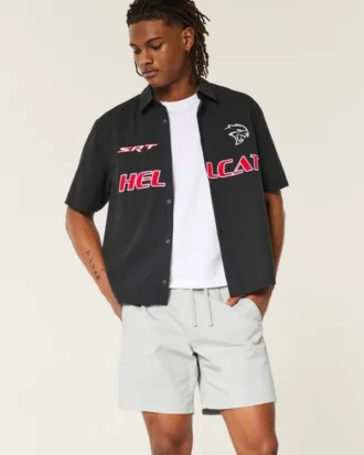 Twill-shorts over kneet