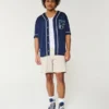 Twill-shorts over kneet
