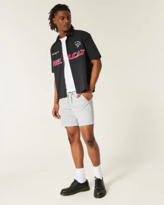 Twill-shorts over kneet
