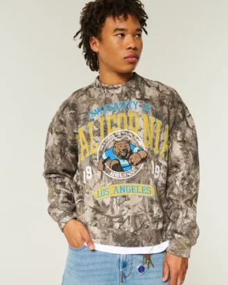 UCLA Bruins grafisk camo-genser
