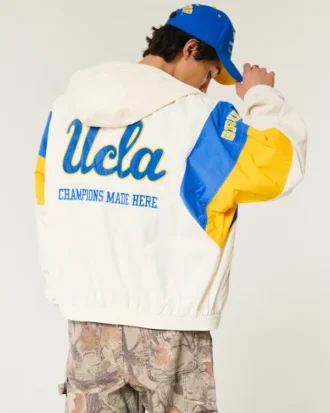 UCLA Bruins grafisk vindjakke med hette