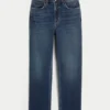 Ultra High-Rise Dark Wash 90s Straight Jeans