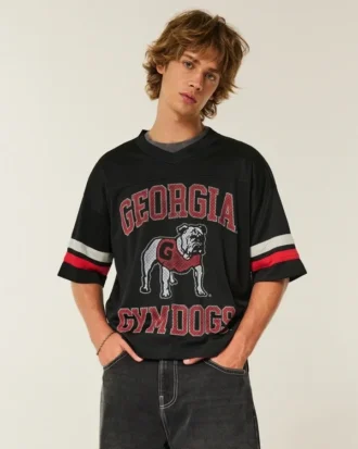 University of Georgia Bulldogs grafisk fotballtrøye