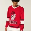 University of Georgia Bulldogs grafisk hockey-trøye
