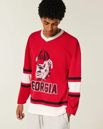 University of Georgia Bulldogs grafisk hockey-trøye
